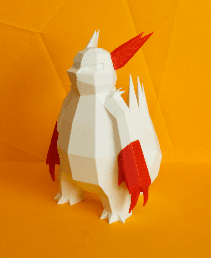 Zangoose Low Poly Pokemon 3d model