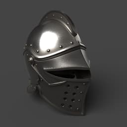 Medieval Soldier Helmet – Wearable 3d model