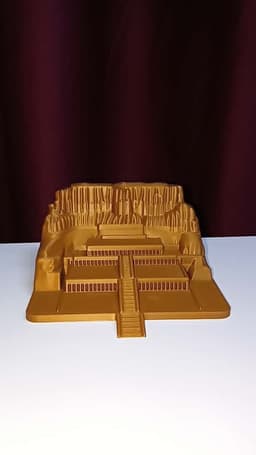 Temple of Hatshepsut in Luxor 3d model