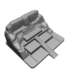 Temple of Hatshepsut in Luxor 3d model