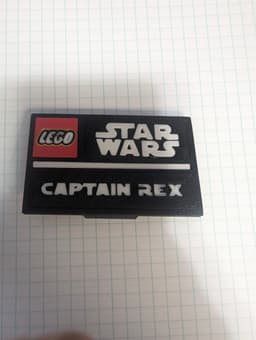 Captain Rex Complete Nameplate Assembly 3d model