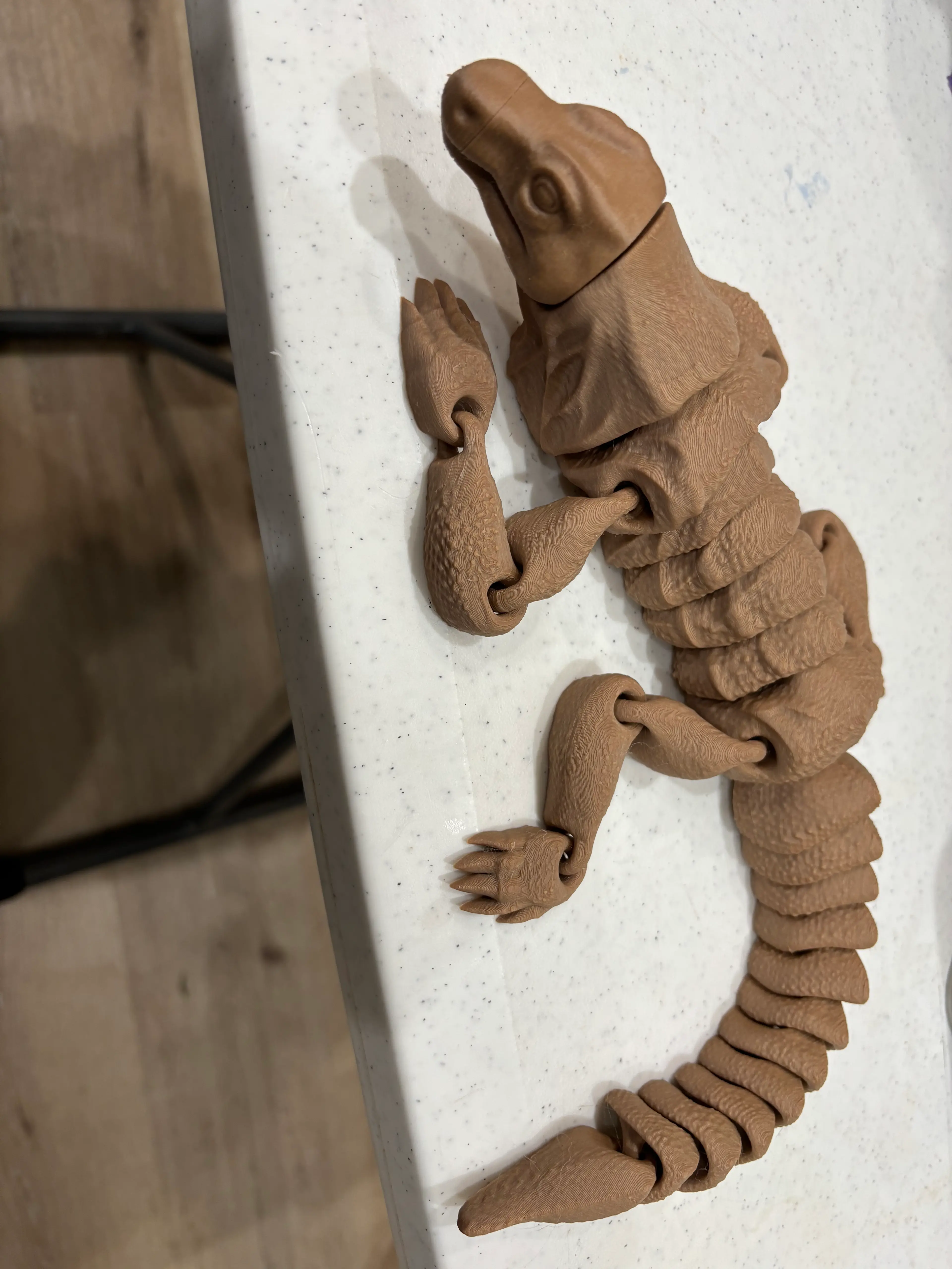 Printed well no supports as default settings excellent piece.