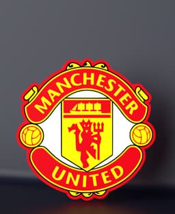 Manchester United - LED strip compatible 3d model