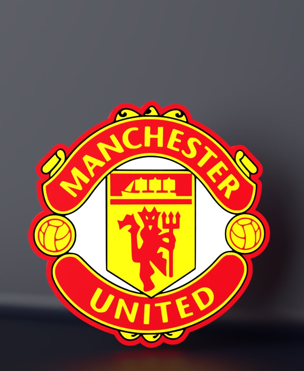 Manchester United - LED strip compatible 3d model