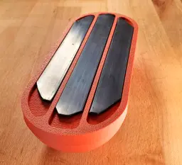 Bottle opener with cap catcher 3d model