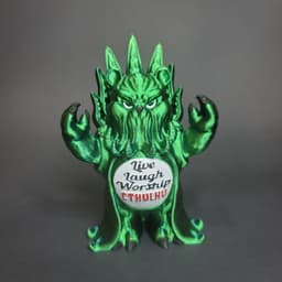 Cthulhu Bear alt versions HP. lovecraft and live laugh worship. 3d model