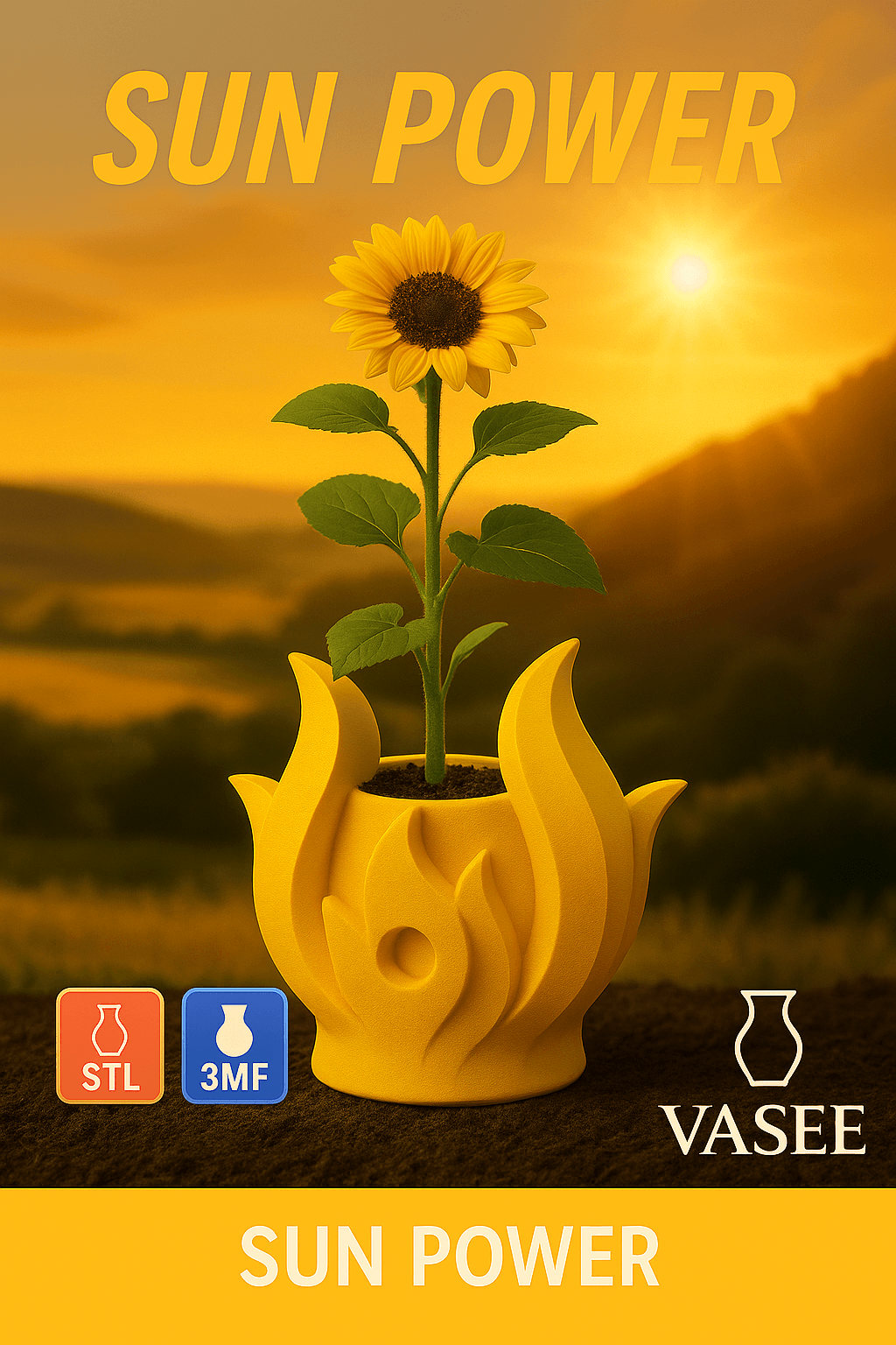 Functional Design Pot β Simple and Smart 3d model