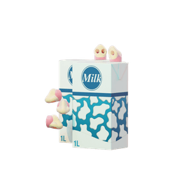 Nose Milk Jug Topper 3d model