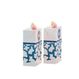 Nose Milk Jug Topper 3d model