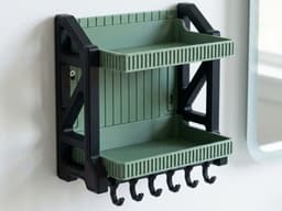 Omni-Shelf: Organizer for Desk & Wall Mount 3d model