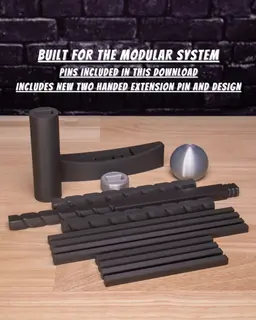 Two Handed Sword 1 Kit | No Supports, No AMS, No Glue 3d model