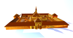 Pha That Luang - Laos.stl 3d model
