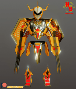 Wargreymon Tokusastu Armor 3d model