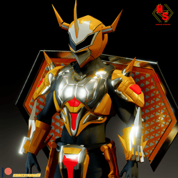 Wargreymon Tokusastu Armor 3d model