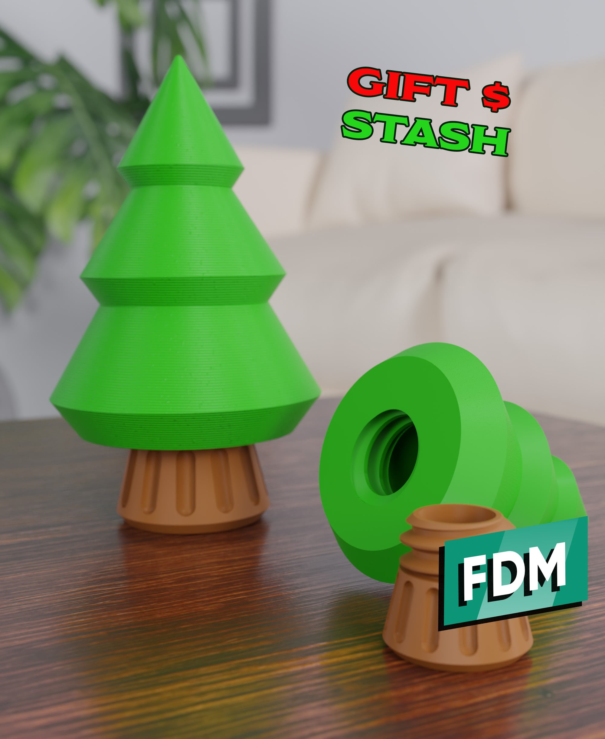 Christmas - Tree Gift Stash 3d model