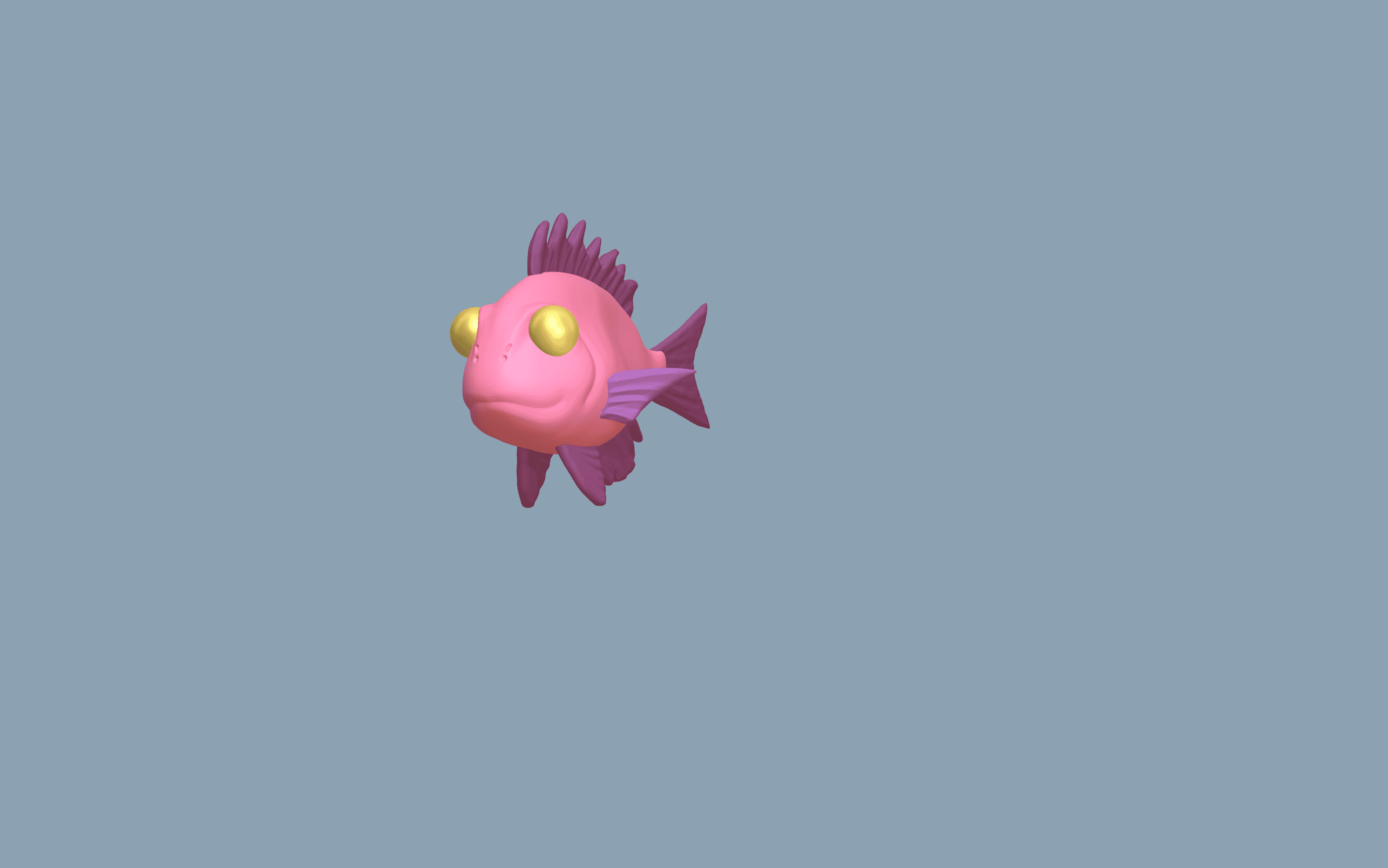 snapper fish 3d model