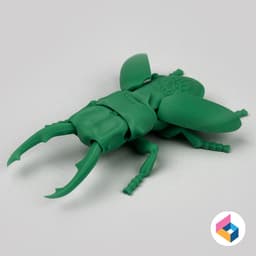 Foldable Stag Beetle - Flexi 3d model