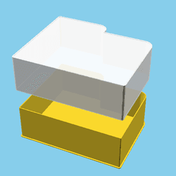 Directory (model 2), nestable box (v1) 3d model