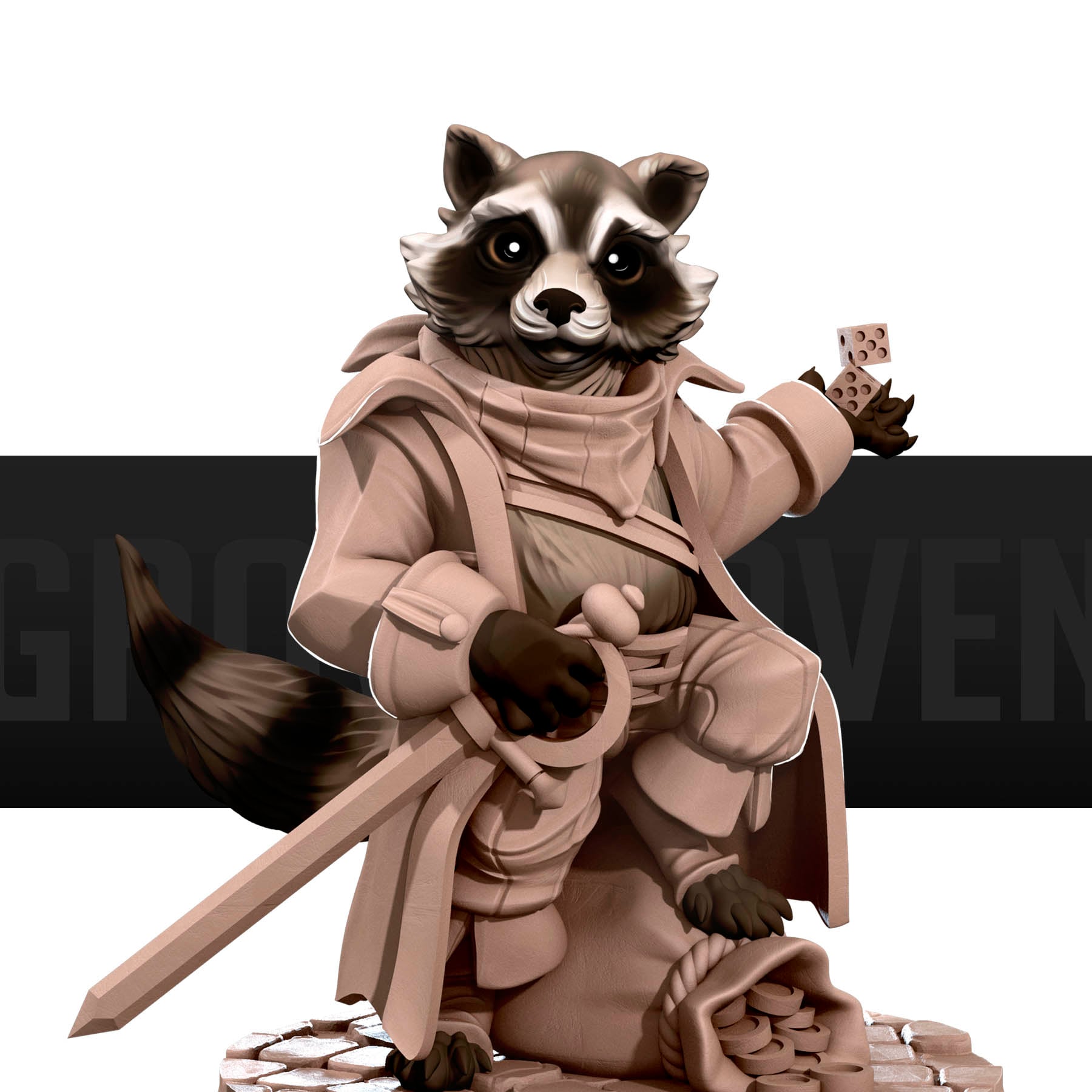 Raccoonfolk Thief 3d model