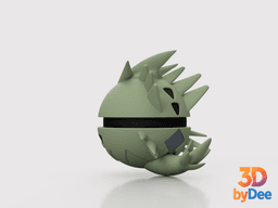 Tyranitar Poke Ball 3d model