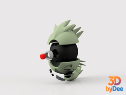 Tyranitar Poke Ball 3d model