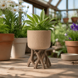 Root Stand Planter - Tree Root Plant Pot 3d model
