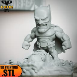 Dark Knight Return Chibi STL for 3D Printing ChibiSTL 3DXM 3d model