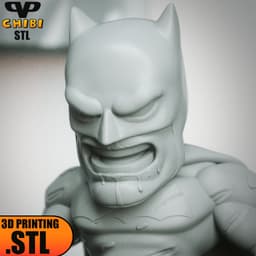 Dark Knight Return Chibi STL for 3D Printing ChibiSTL 3DXM 3d model