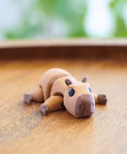Clumsy Capybara - Articulated Fidget Capybara - Ludo Flexy 3d model