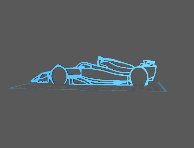 Formula 1 - Wall Art 3d model