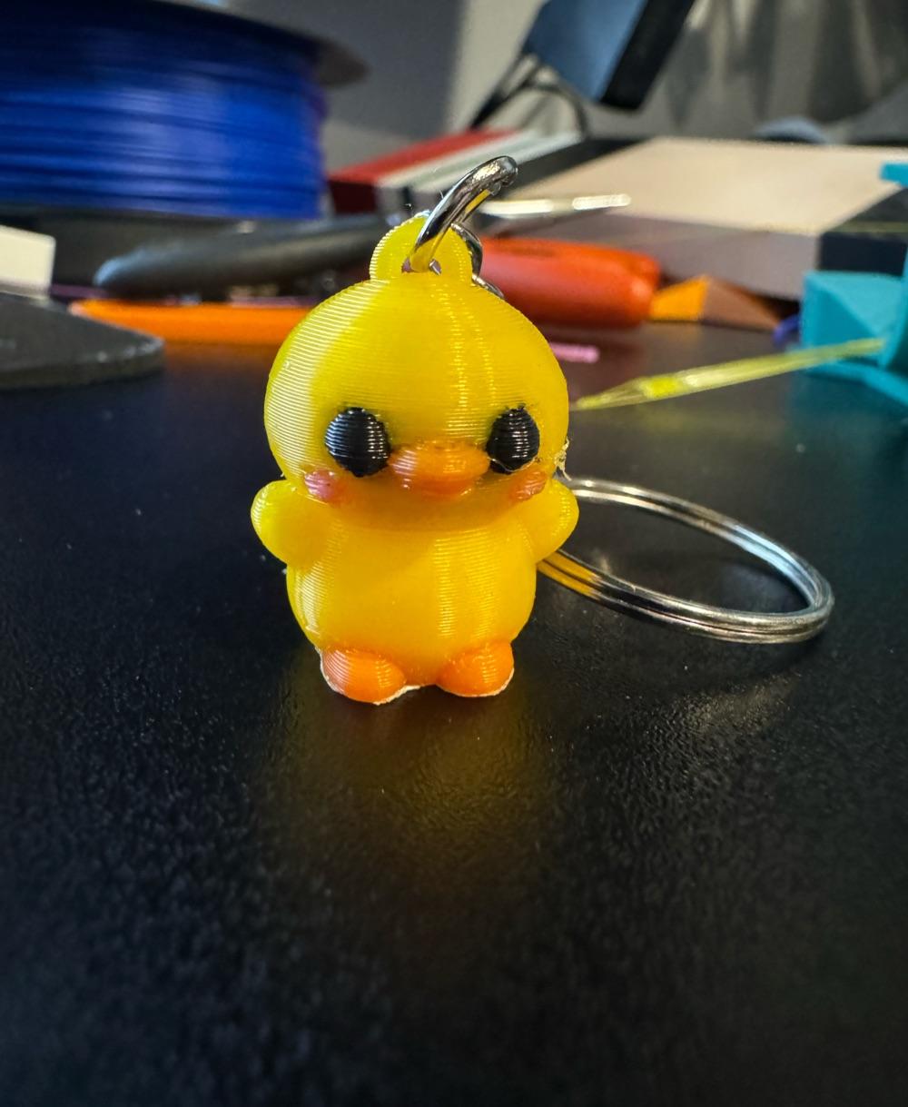 Adorable Duckling Keychain - So cute - 3d model