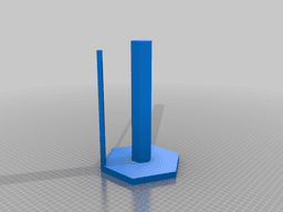 Simple, Modern, Hexagonal Paper Towel Stand 3d model