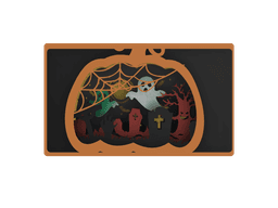 Halloween Shadow Box 3d model