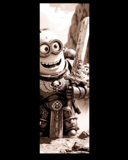 Sometimes a marine just has to have fun, even if he is a minion! Set of bookmarks 3d model