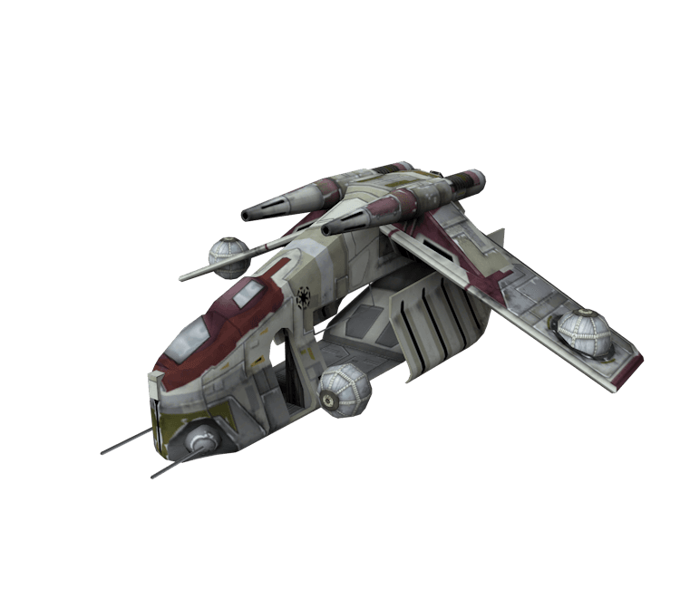 LAAT Gunship and Shock Trooper 3d model
