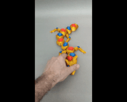 Articulated Heart Dragon – Flexible Spherical Joint Dragon 3d model