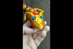 Articulated Heart Dragon – Flexible Spherical Joint Dragon 3d model
