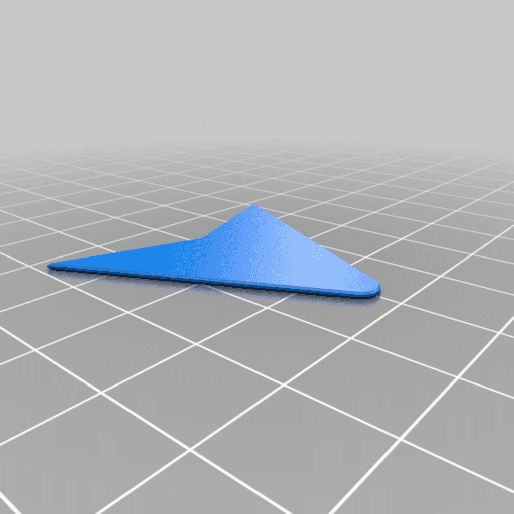 Arrow Guitar Pick 3d model