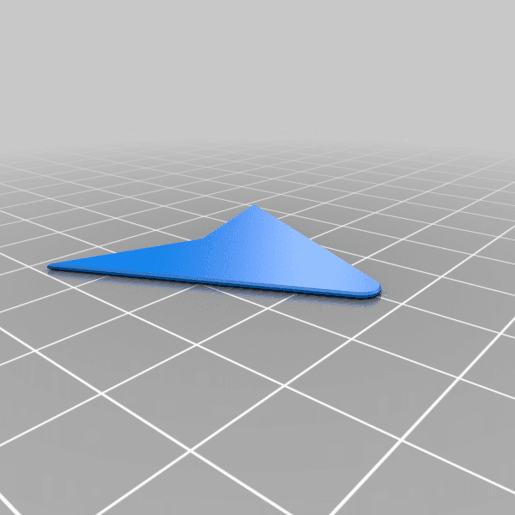Arrow Guitar Pick 3d model