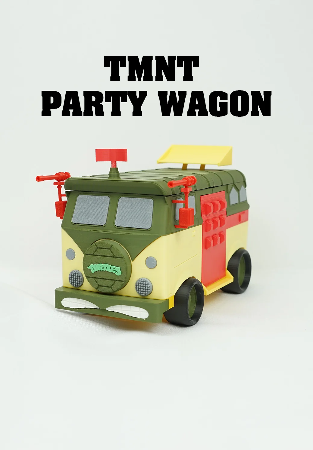 TMNT Party Wagon! ! (No Need for AMS, Supports!) 3d model