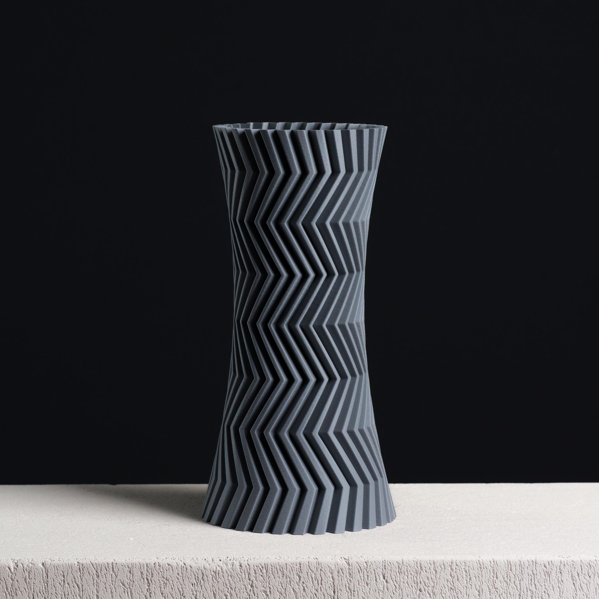 Zigzag Decoration Vase (vase mode) 3d model