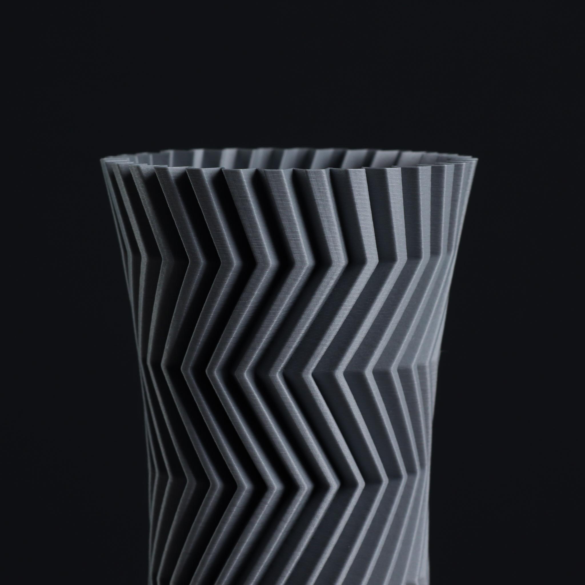 Zigzag Decoration Vase (vase mode) 3d model