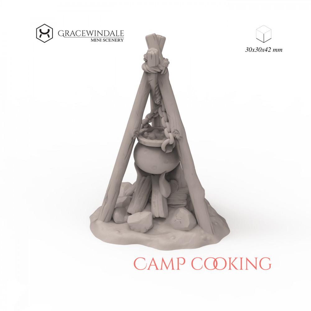 Camp Cooking 3d model