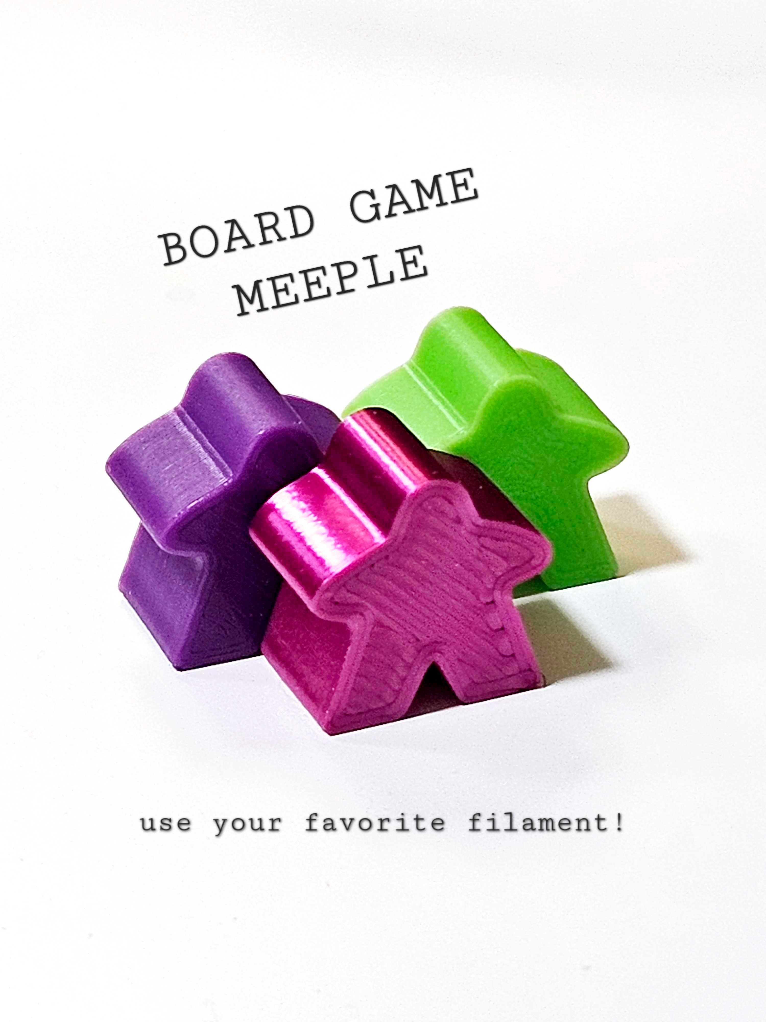 Meeple - Board game piece | Board game upgrades & replacement pieces 3d model