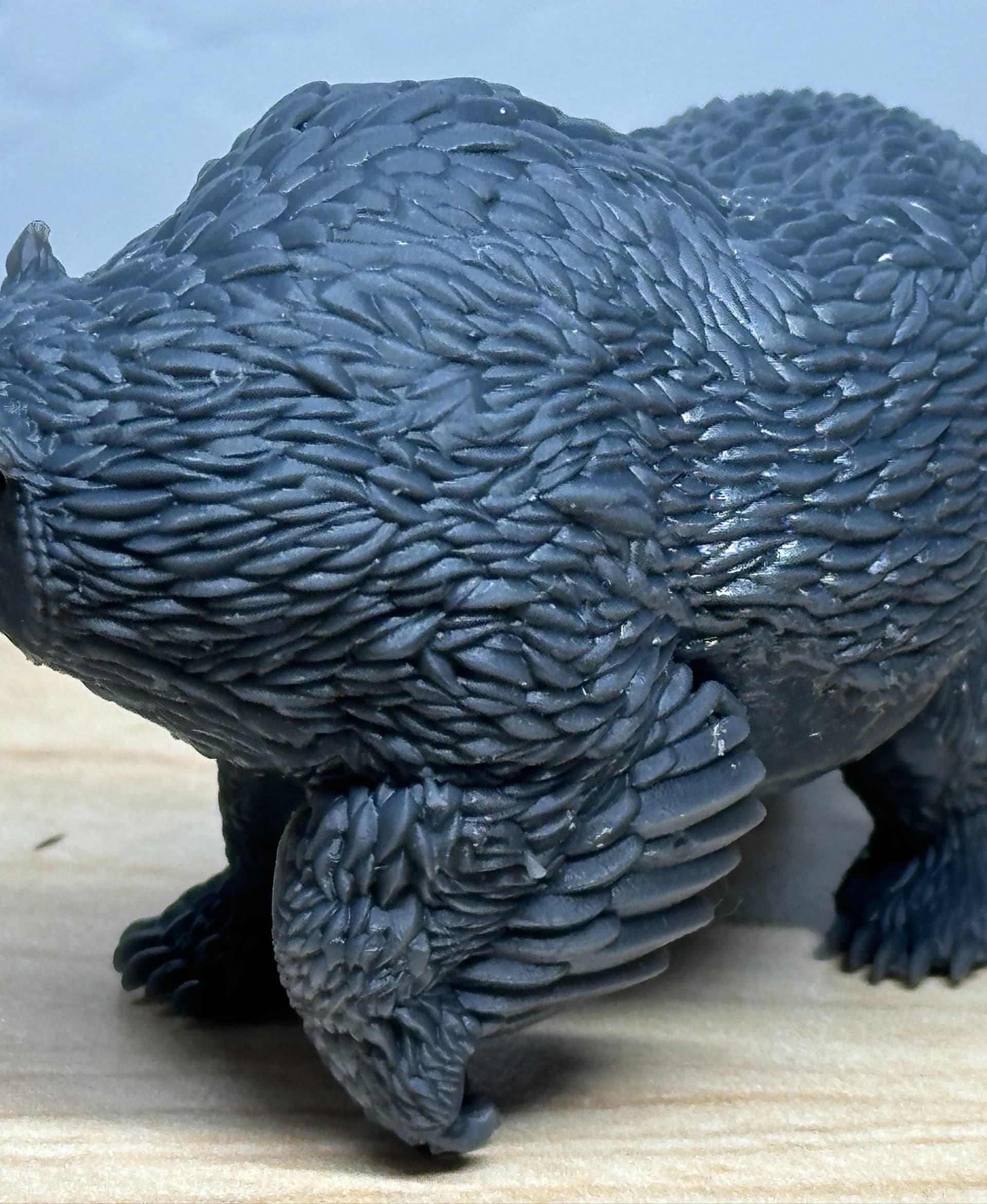 Printer: Anycubic Photon Mono X 6Ks
Resin: ABS-Like Resin Pro 2 (black) 75% / Standard Resin (grey) 25%