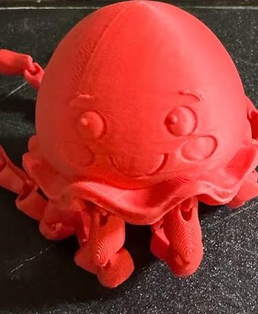 Jiggly Jellyfish (Articulated) - Printed perfectly. No brainer if your kids are getting into jellyfish and other aquatic animals - INSTANT joy and a great, fun teaching aid for the little ones. - 3d model