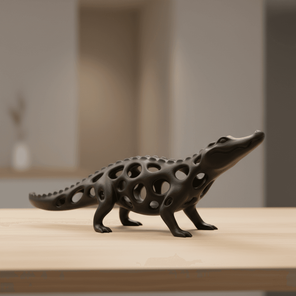 Sculptural Decorative Animal STL 3d model