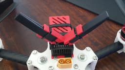 FrSky X8R Receiver & Antenna Mount 3d model