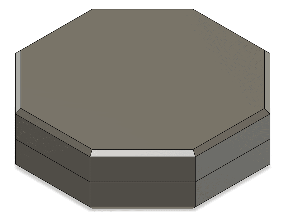 Blank Screw Top Dice Box 3d model