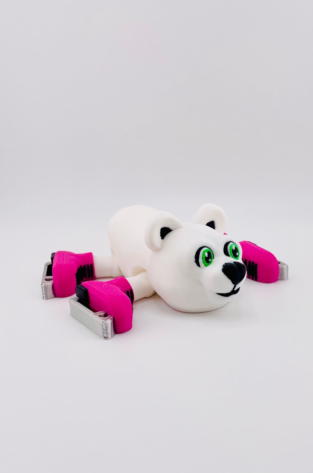 Bears on Ice Skates Flexi 3d model